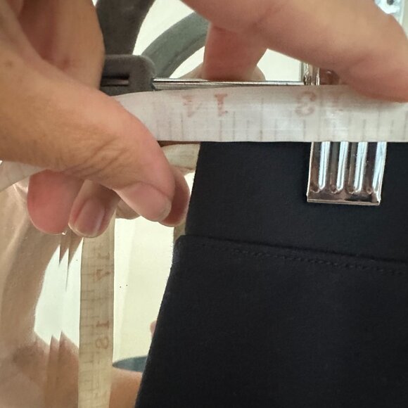 Quince Ultra-Stretch Ponte Straight Leg Pants Knit Fitted in Black Size Small - Picture 11 of 13